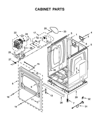 Cabinet parts