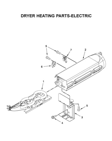 Dryer heating parts-electric