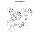 Whirlpool WED8120HC0 bulkhead parts diagram
