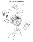 Tub and basket parts