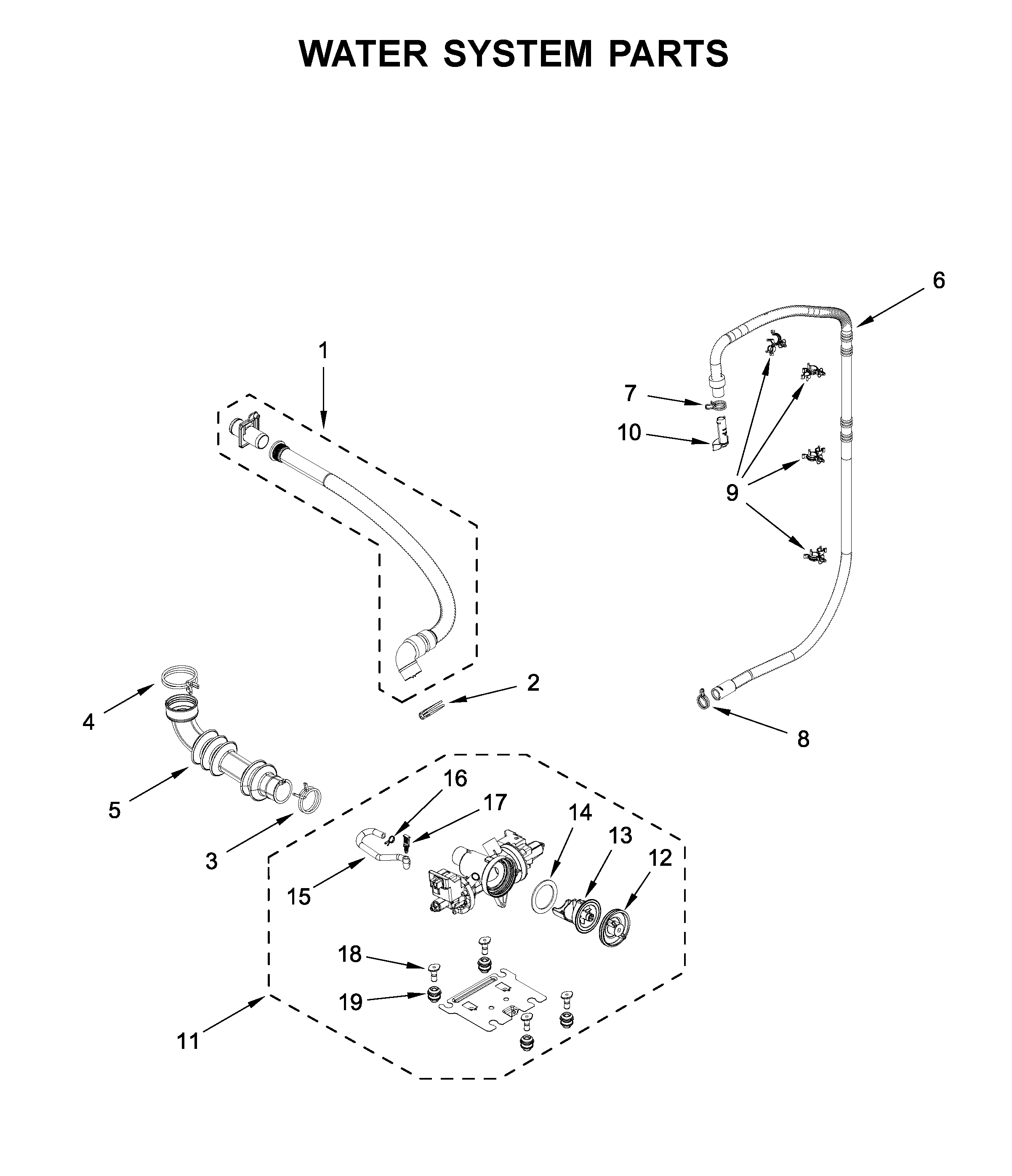 Water system parts