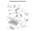 Whirlpool YWMH76719CZ3 interior and ventilation parts diagram