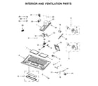 Whirlpool YWMHA9019HN2 interior and ventilation parts diagram
