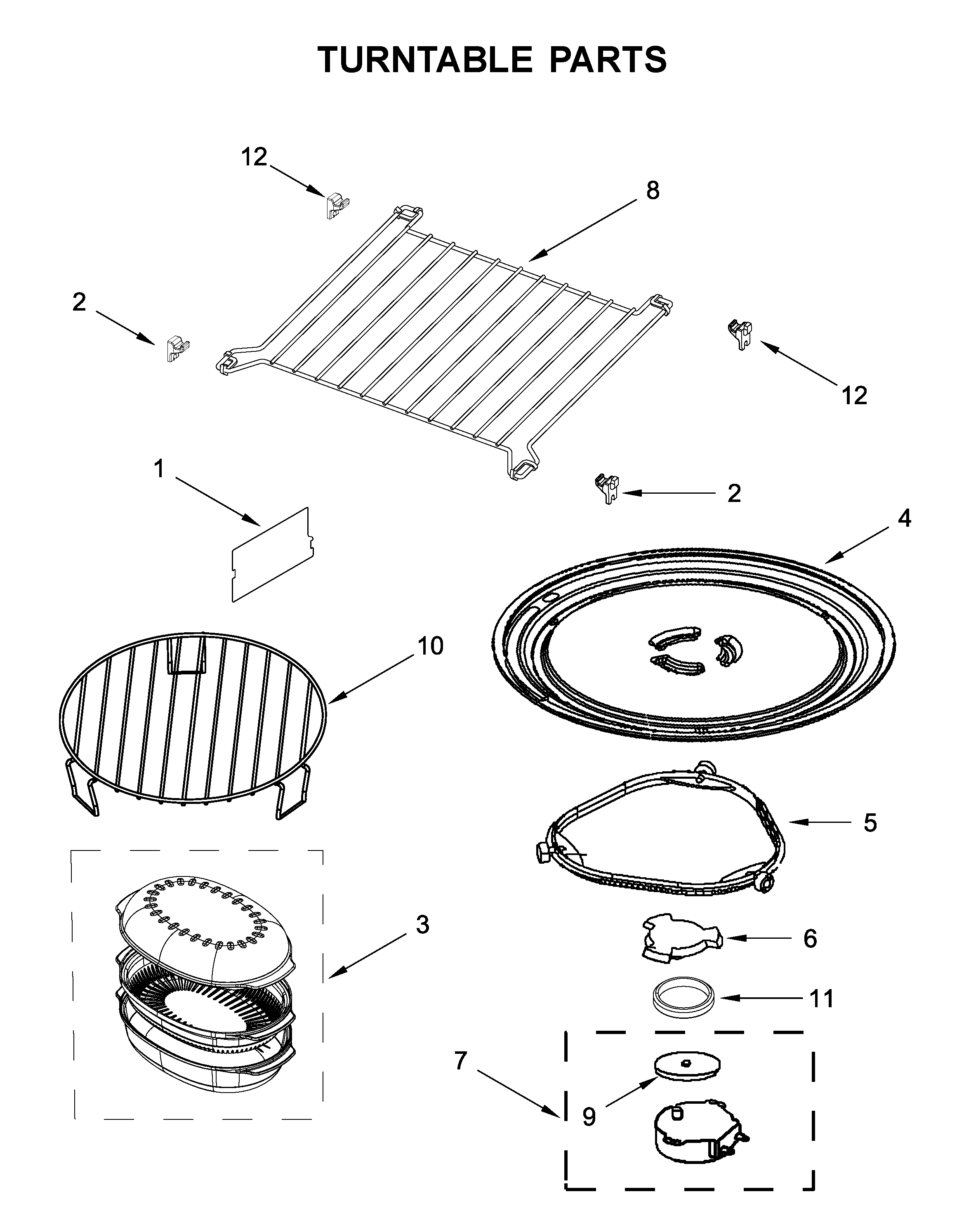 TURNTABLE PARTS