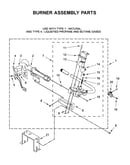 Burner assembly parts