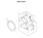 Whirlpool WGD7590FW0 door parts diagram