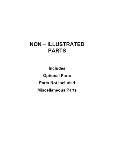 Optional parts (not included)