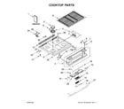 Whirlpool WEG745H0FS1 cooktop parts diagram