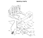 Whirlpool WEG745H0FS1 manifold parts diagram