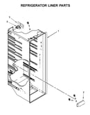 Refrigerator liner parts