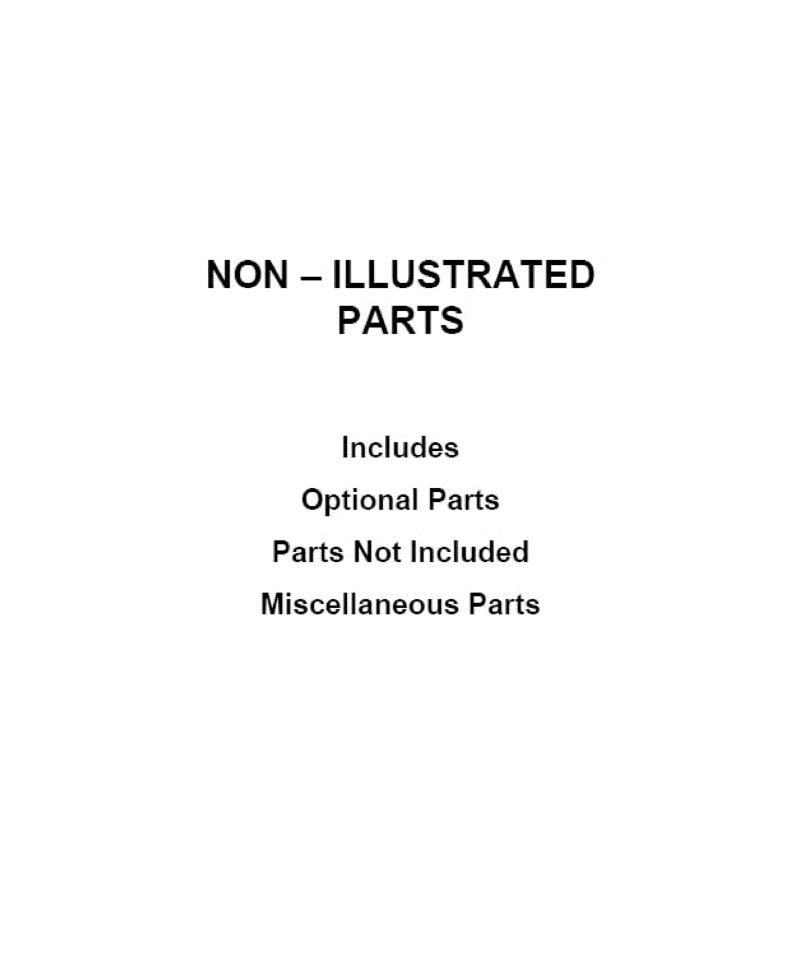 OPTIONAL PARTS