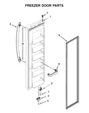 Freezer door parts