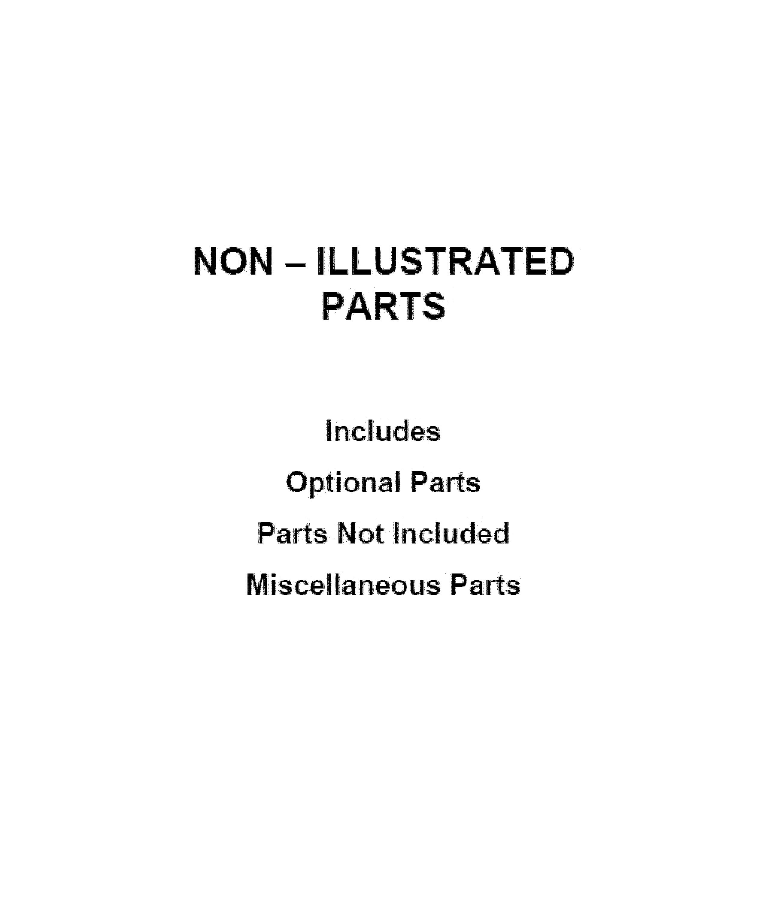 Optional parts