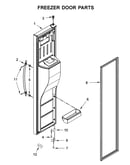 Freezer door parts