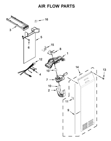 Air flow parts