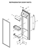 Refrigerator door parts