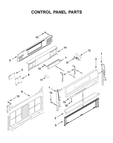 Control panel parts