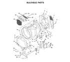 Maytag MED6230HW1 bulkhead parts diagram
