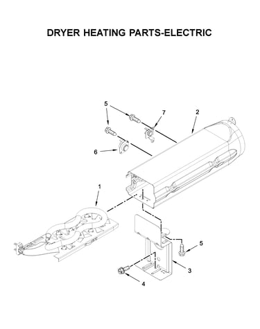 Dryer heating parts-electric