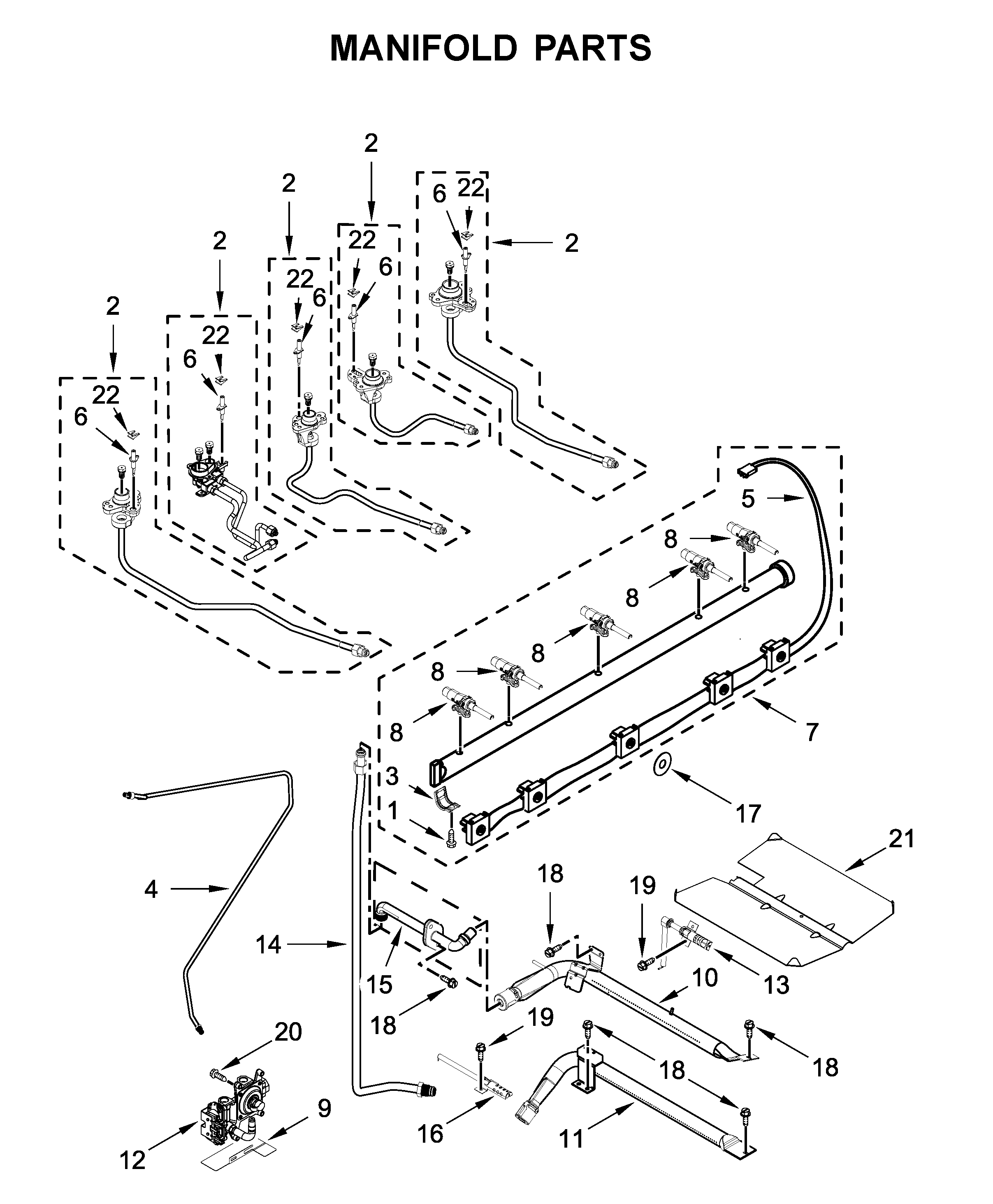 Manifold parts