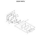 KitchenAid KSGG700EBS2 door parts diagram