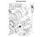 Whirlpool WED72HEDW0 bulkhead parts diagram
