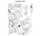 Whirlpool WED71HEDW0 bulkhead parts diagram