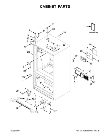 Cabinet parts