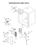 Refrigerator liner parts