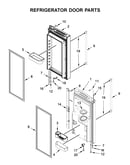 Refrigerator door parts