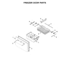 Maytag MFI2570FEZ06 freezer door parts diagram