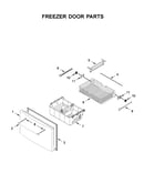 Freezer door parts