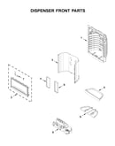 Dispenser front parts