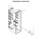 Maytag MSS25N4MKZ01 refrigerator liner parts diagram