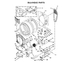 Whirlpool WED81HEDW0 bulkhead parts diagram