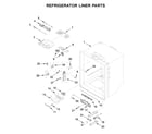 KitchenAid KRFF302ESS02 refrigerator liner parts diagram