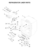 Refrigerator liner parts
