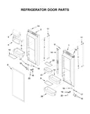 Refrigerator door parts