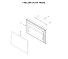 KitchenAid KRFF302ESS02 freezer door parts diagram
