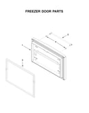 Freezer door parts