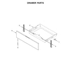 Whirlpool WFG535S0JZ1 drawer parts diagram