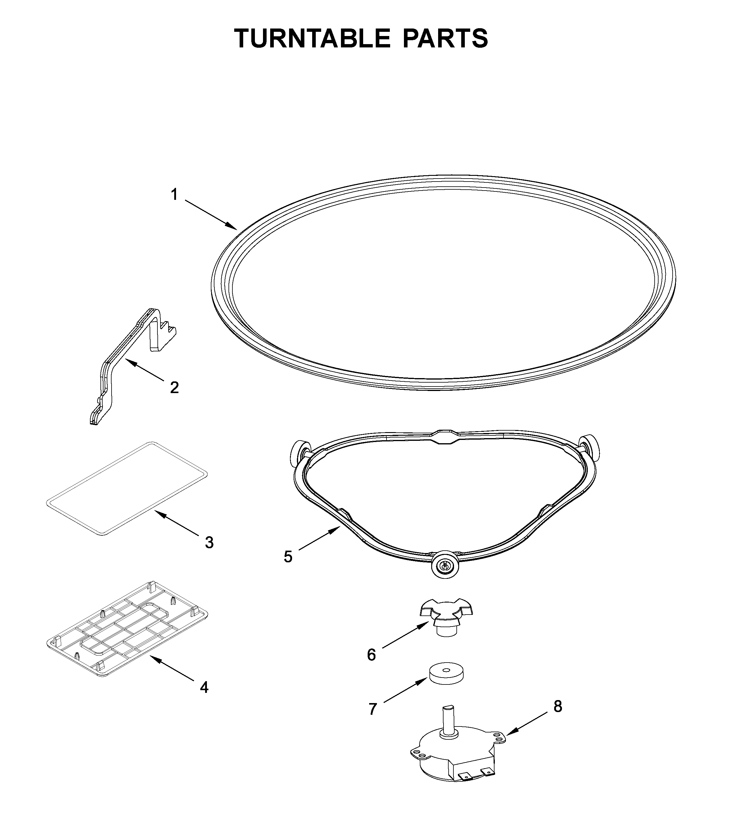 Turntable parts
