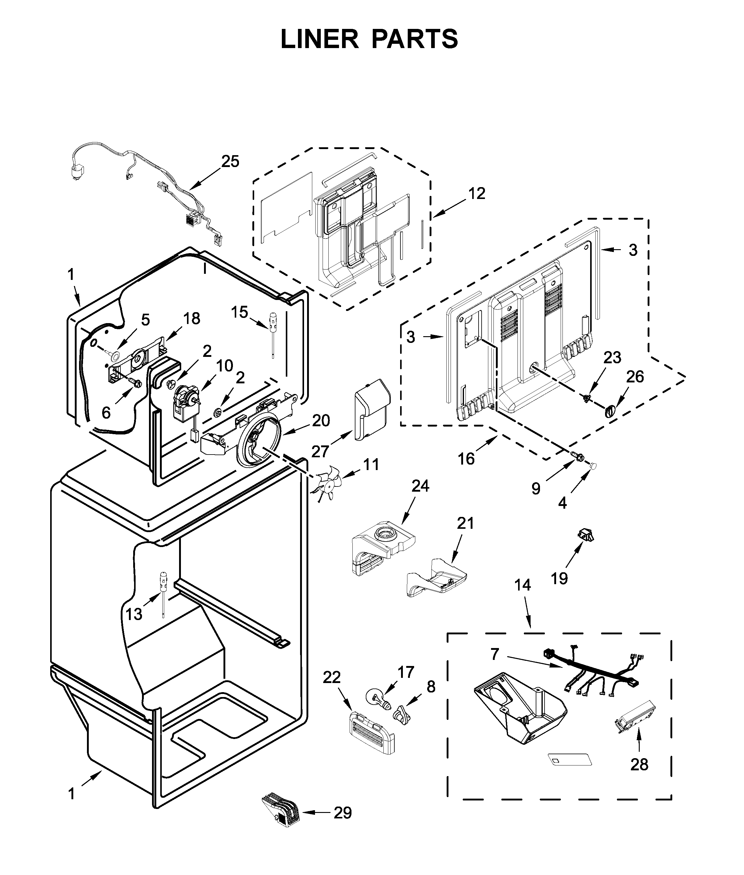 Liner parts