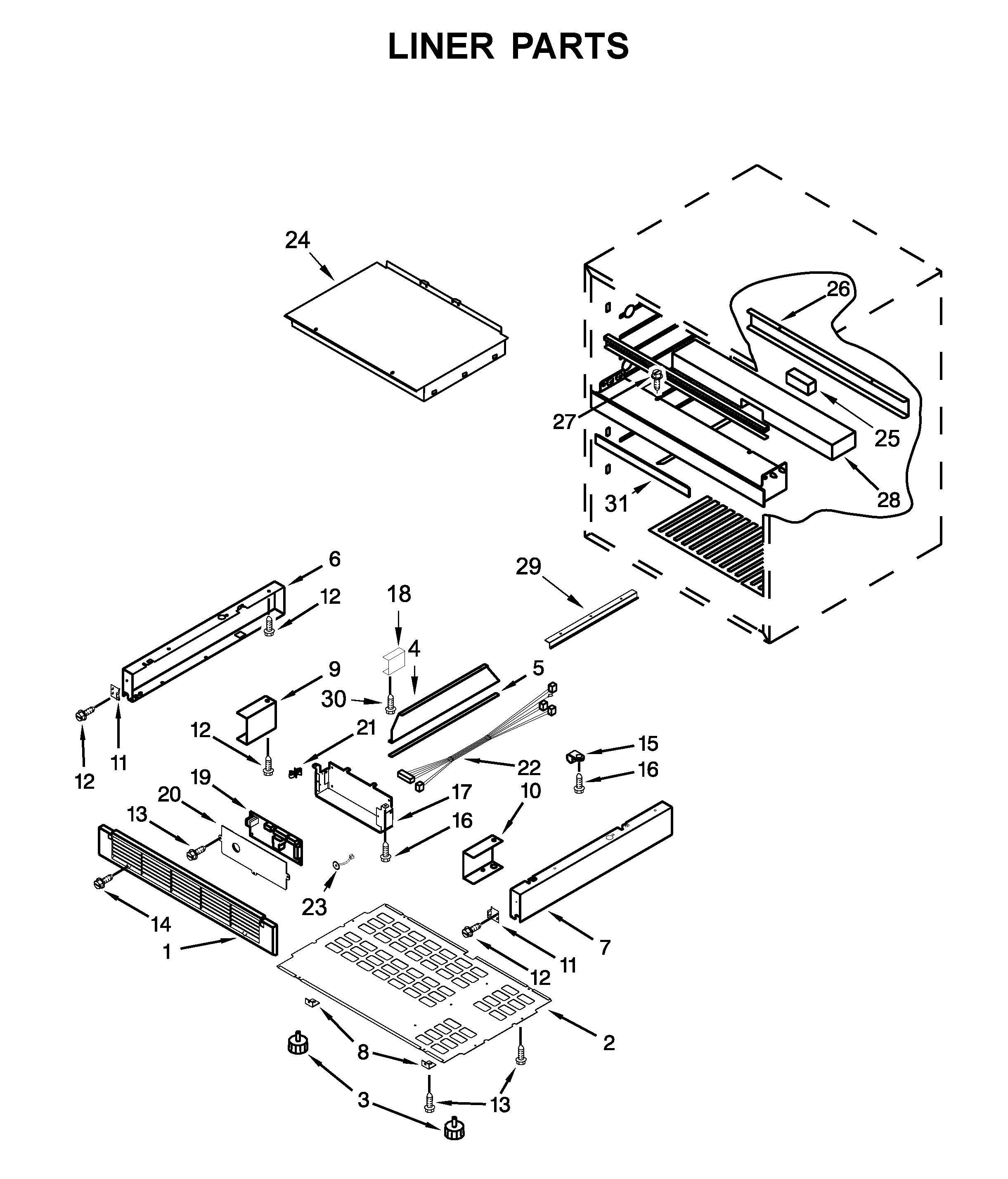 Liner parts