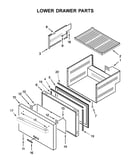 Lower drawer parts