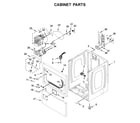 Maytag MEDP576KW1 cabinet parts diagram