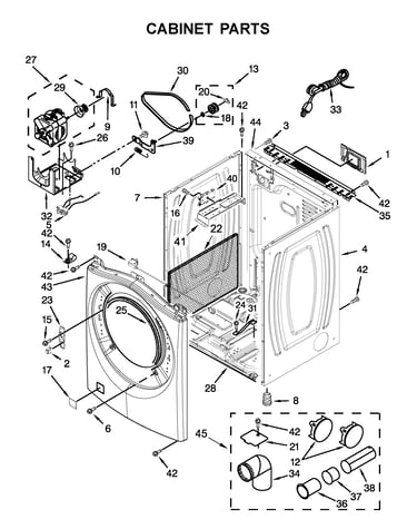 Cabinet parts