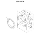 Whirlpool WGD70HEBW0 door parts diagram