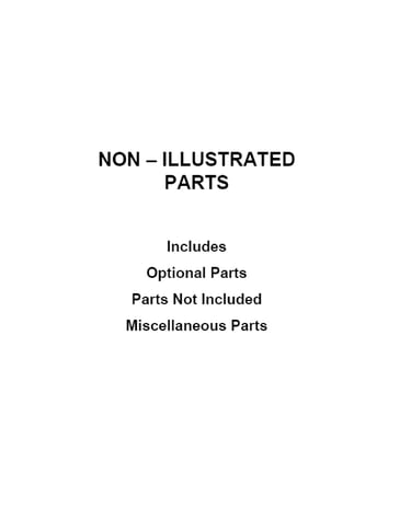 Optional parts (not included)
