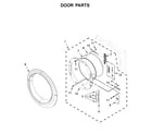 Whirlpool WGD71HEBW0 door parts diagram